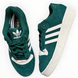 Adidas Rivalry Low “Collegiate Green Cloud White” - side