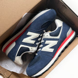 New Balance 574 “Navy Blast Red”