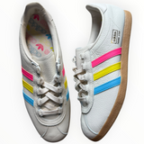 Adidas Trimm Star “size? CMYK White Sky Rush Pink” - side