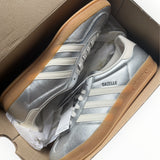 Adidas Gazelle Indoor “Silver Metallic Core White” - on foot