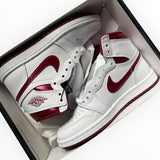 Jordan 1 Retro High ’85 OG “Metallic Burgundy” - on foot