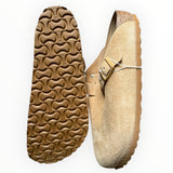 Birkenstock Boston Suede “Latte Cream”