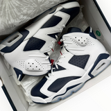 Jordan 6 Retro “Olympic” - on foot