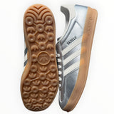 Adidas Gazelle Indoor “Silver Metallic Core White” - detail