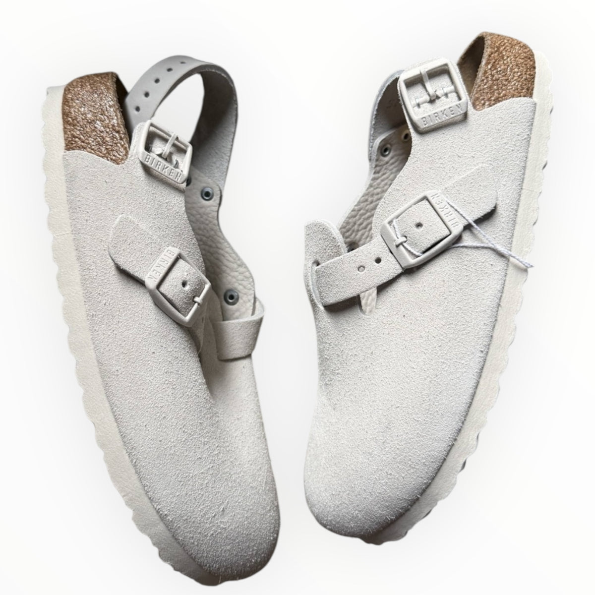 Birkenstock Tokio Suede “Antique White”