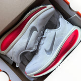 Nike Vomero 18 “Platinum Tint Siren Red” - on foot