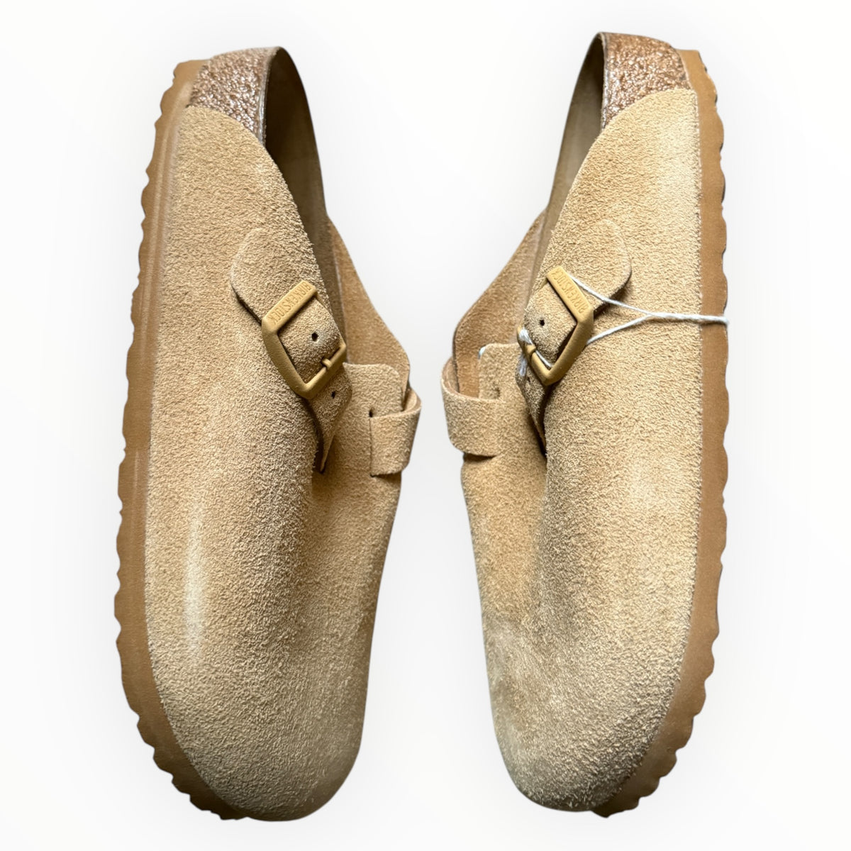 Birkenstock Boston Suede “Latte Cream”