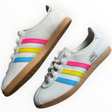 Adidas Trimm Star “size? CMYK White Sky Rush Pink” - back