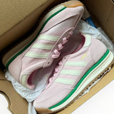 Adidas SL 72 RS “Clear Pink Off White Court Green” - on foot
