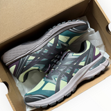 ASICS GEL-TERRAIN “Cool Matcha Graphite Grey” - on foot
