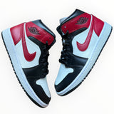 Jordan 1 Mid “Gym Red Off Noir” - front