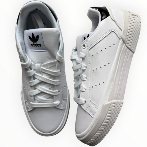 Adidas Court Tourino “White Black” - side