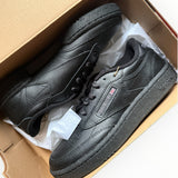 Reebok Club C 85 “Black Charcoal” - on foot
