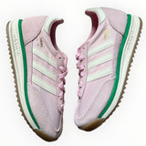 Adidas SL 72 RS “Clear Pink Off White Court Green” - front