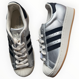 adidas Superstar “Silver Metallic Black”