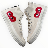 Converse Chuck 70 Hi “Comme des Garçons PLAY White” - front