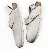 Birkenstock Tokio Suede “Antique White”