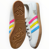 Adidas Trimm Star “size? CMYK White Sky Rush Pink” - detail