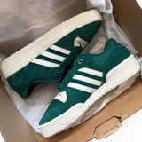Adidas Rivalry Low “Collegiate Green Cloud White” - on foot
