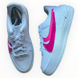 Nike Air Force 1 PLT.AF.ORM “White Fireberry” - side