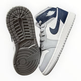 Jordan 1 Mid “Wolf Grey Midnight Navy”