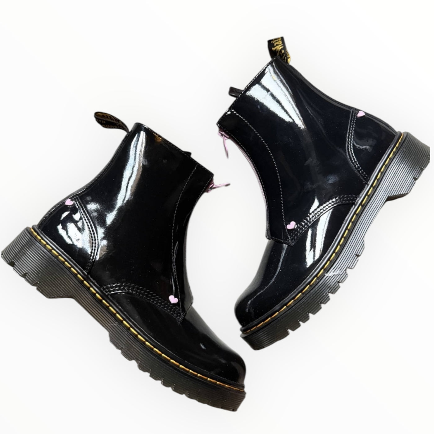 Dr. Martens Chelsea Boot “Pink Heart Zip”